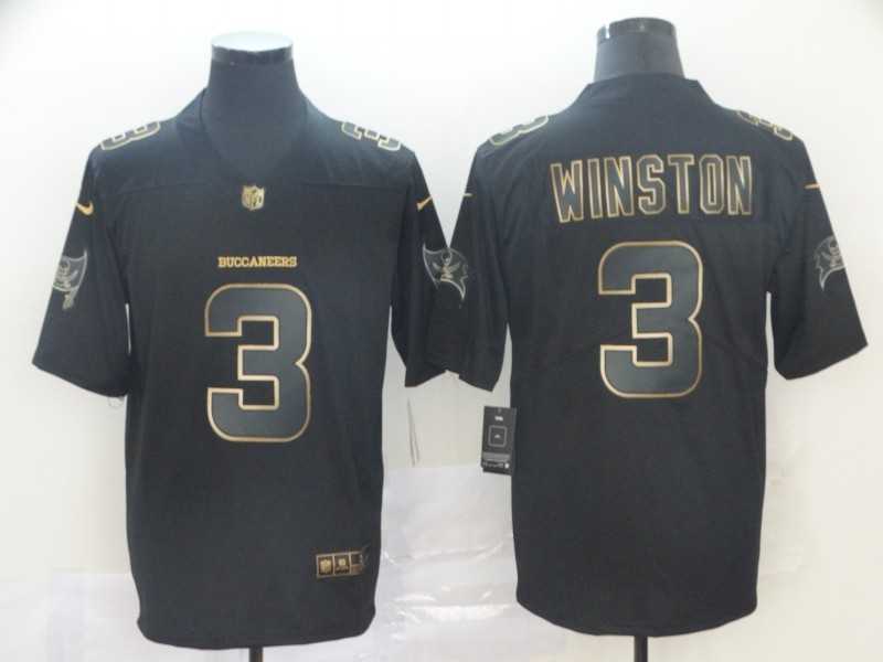 Nike Buccaneers 3 Jameis Winston Black Gold Vapor Untouchable Limited Jersey,We sell and wholesale Nike Buccaneers 3 Jameis Winston Black Gold Vapor Untouchable Limited Jersey on line form chian!